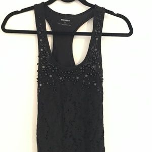 Express Womens Embellished Tank Top
